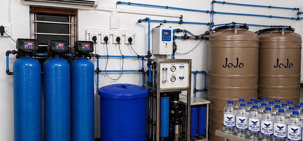 Whale Tail Waters purification system